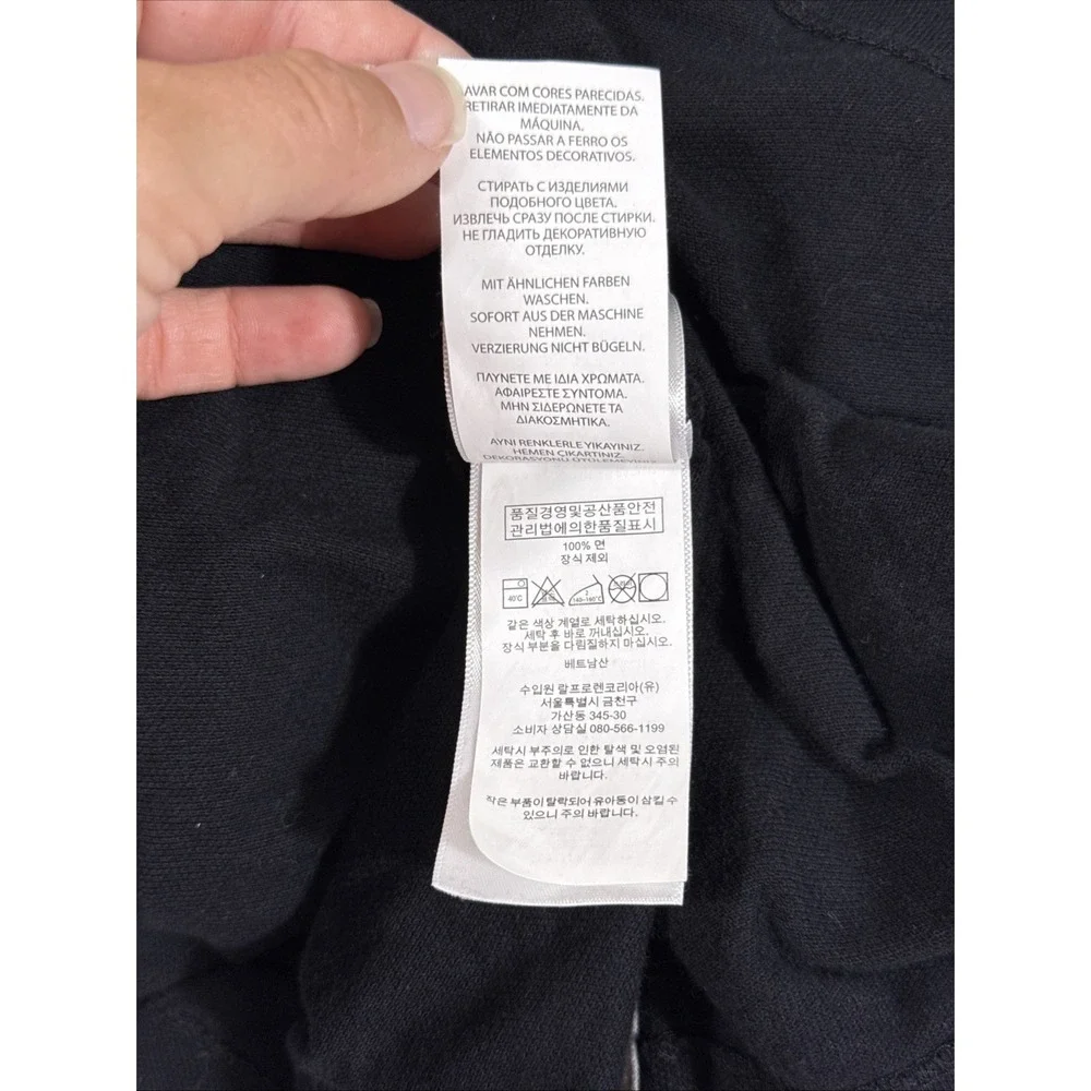 Polo Ralph Lauren Shirt‎ Mens Size XXL Black Rugby Preppy Academia Numbered